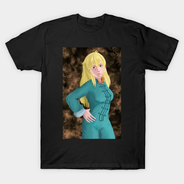 Nikaido - Dorohedoro T-Shirt by shiroi-okami